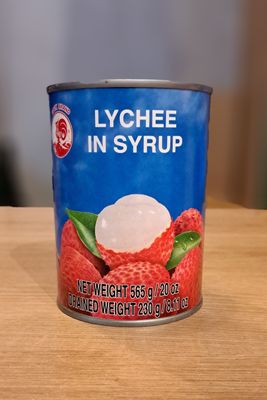 Cock Brand Lychee in Syrup (565g)