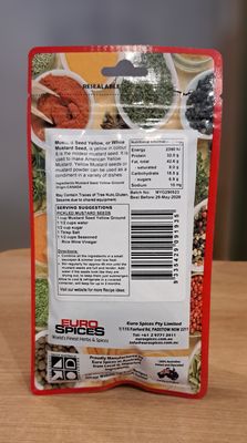 Euro Spice Mustard Yellow Ground (50g)