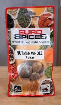 Euro Spice Nutmeg Whole (4pcs)