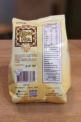 Oishi Bread Pan Buttered Toast (42g)