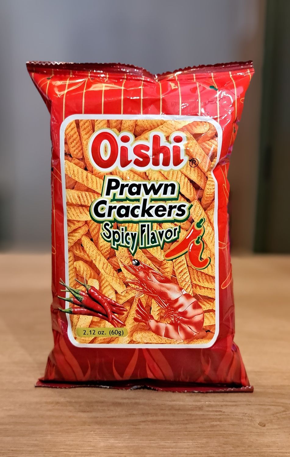 Oishi Prawn Cracker hot &amp;spicy (60g)