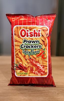 Oishi Prawn Cracker hot &amp;spicy (60g)