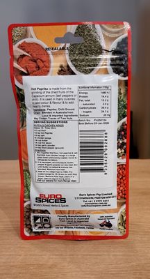 Euro Spice Paprika Hot (50g)