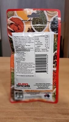 Euro Spice Paprika Sweet (60g)