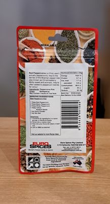 Euro Spice Peppercorn Red (10g)