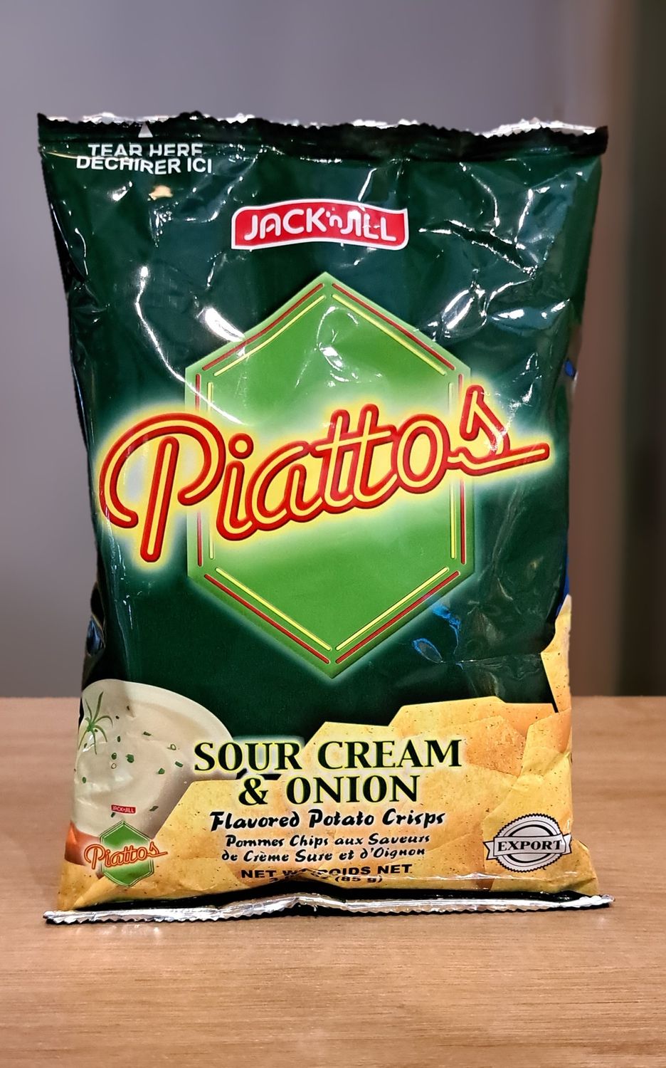 Jack n Jill Piattos Sour Cream and Union (85g)