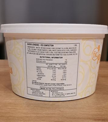 Pinoy Sorbetes Quezo (1.5L)