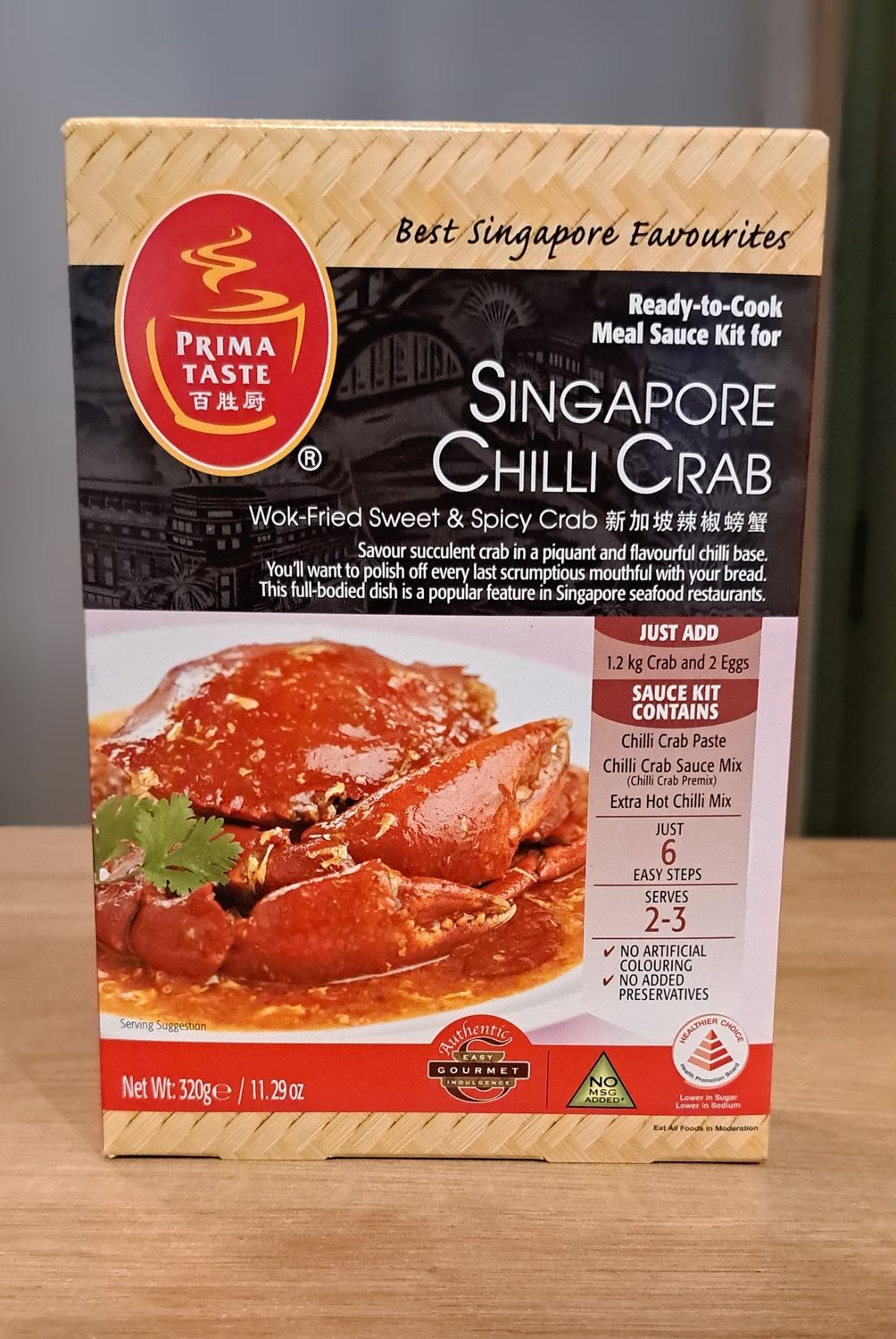 Prima Taste Singapore Chilli Crab (320g)
