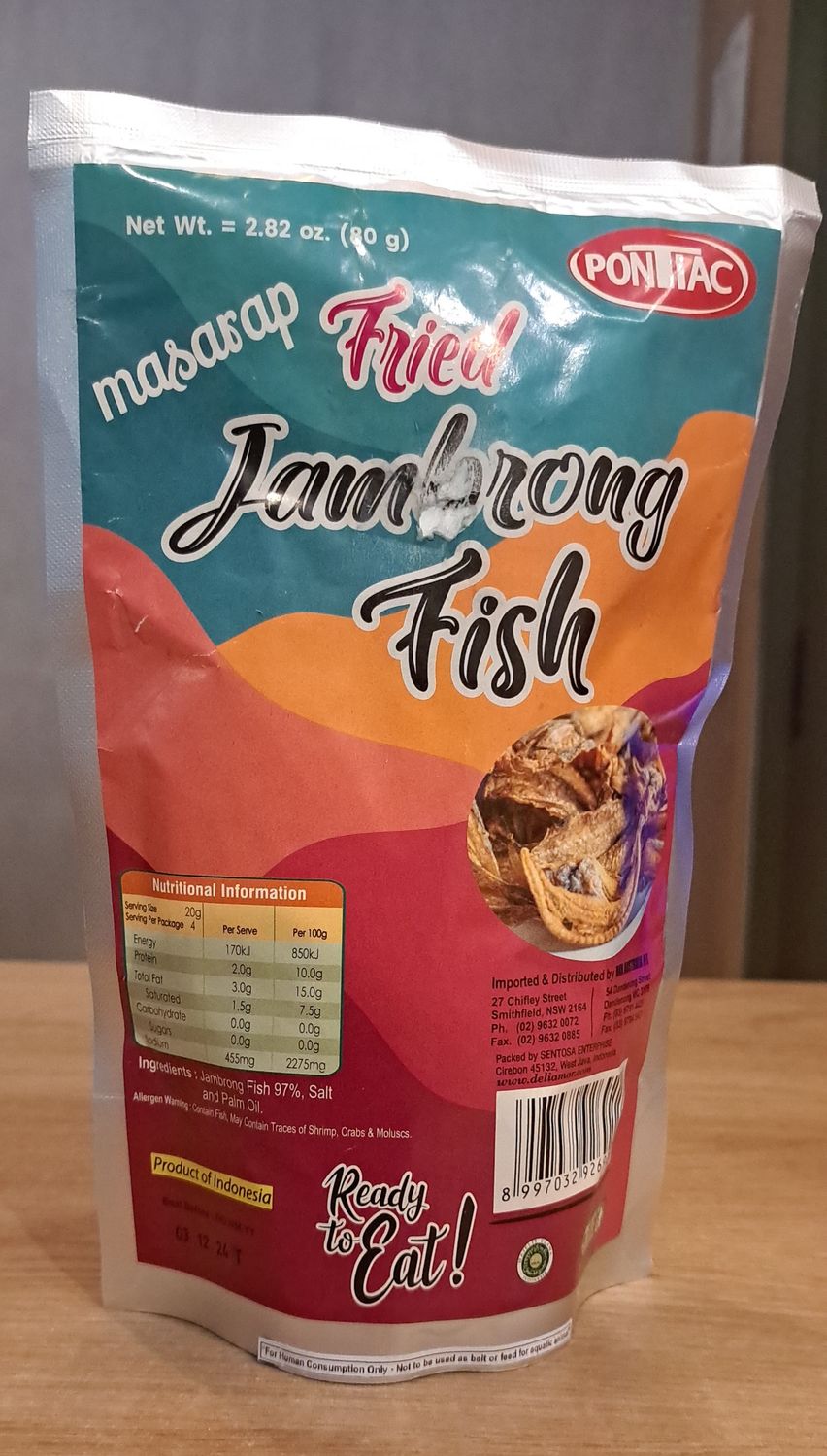 Pontiac Fried Jambrong (Cooked)