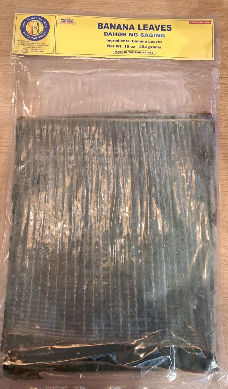 SBC Banana Leaves (454g)