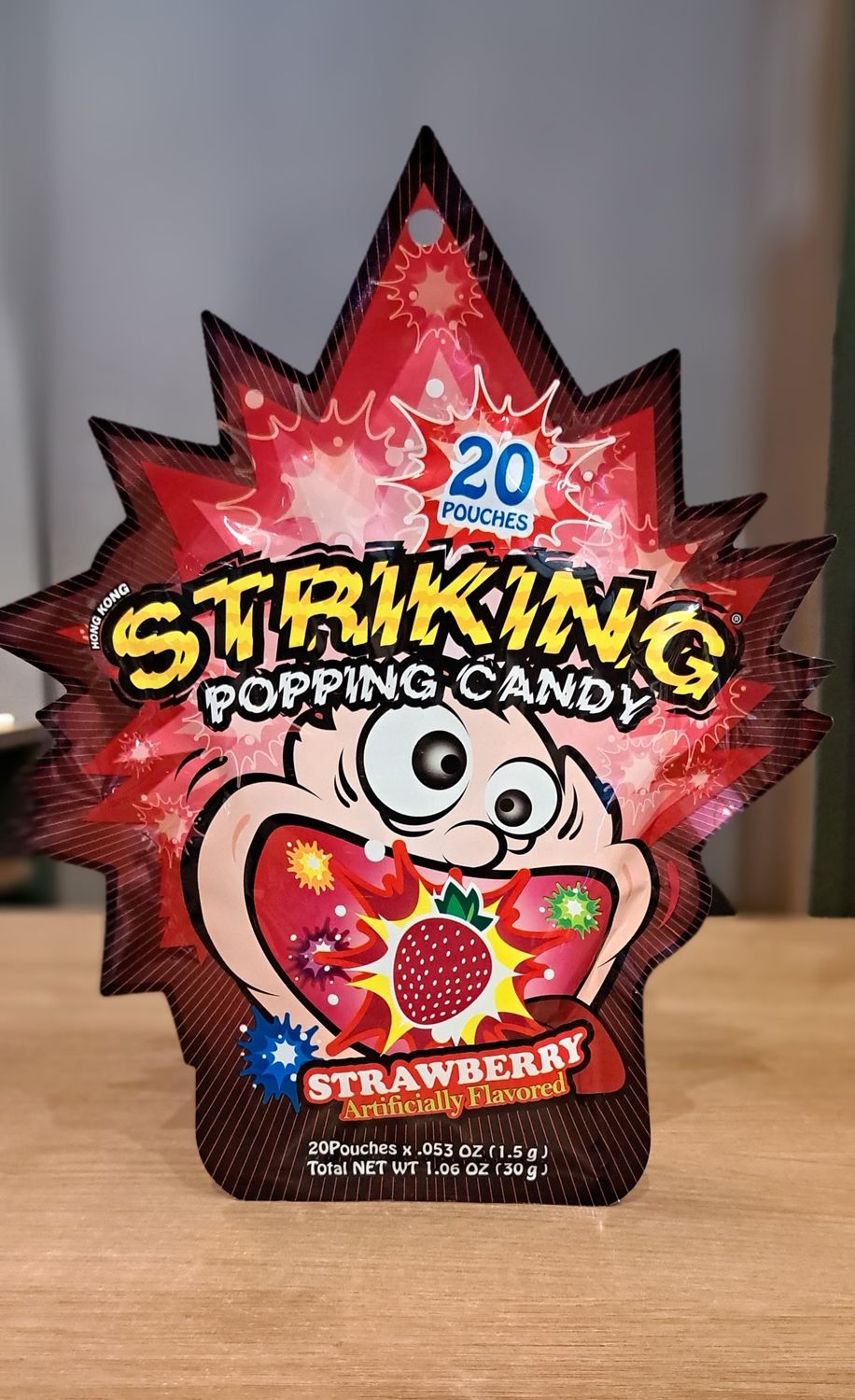 Striking Popping Candy Strawberry (30g)