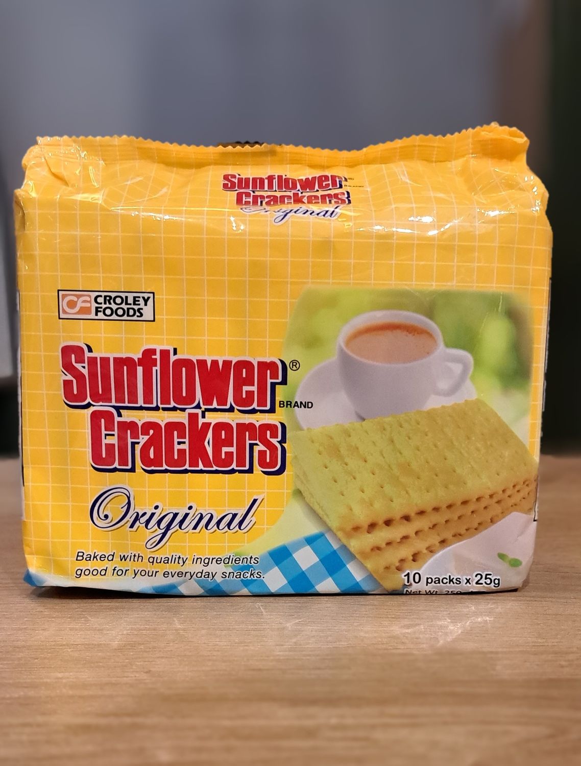 Sunflower Crackers Original Plain (10x25g)