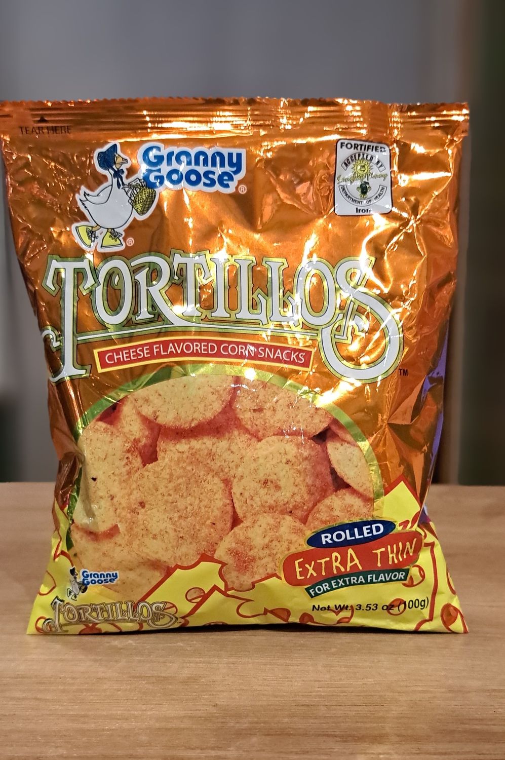 Granny Goose Tortillos Cheese (100g)