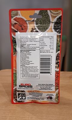 Euro Spice Turmeric (60g)