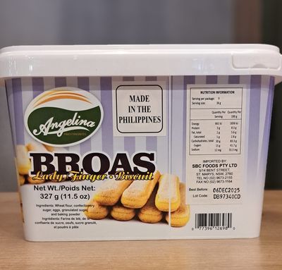 Angelina Broas Biscuit (327g)