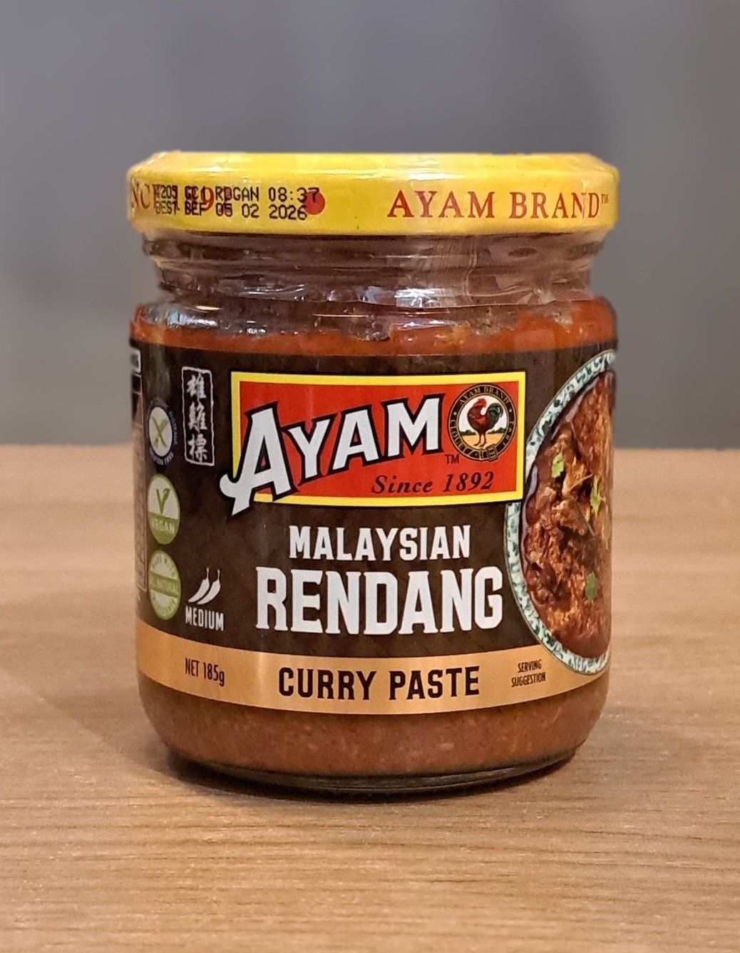 Ayam Malaysian Rendang Curry Paste (185g)