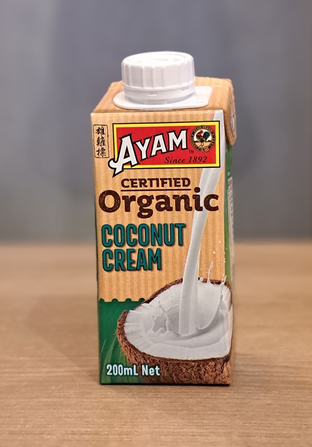 Ayam Organic Coconut Cream (200ml)