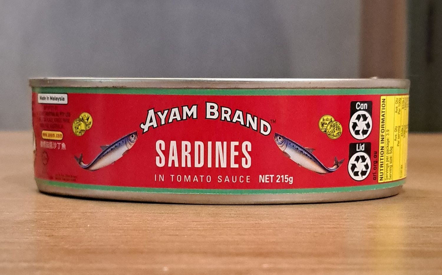 Ayam Sardines Oval (215g)