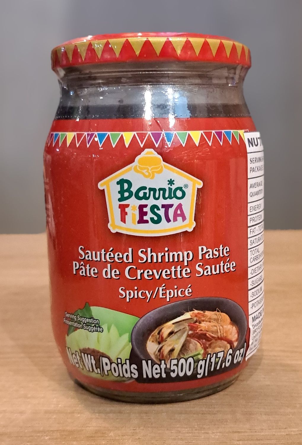 Barrio Fiesta Sautéed Shrimp Paste Spicy (500g)