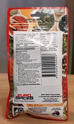 Euro spice Cayenne Pepper (50g)