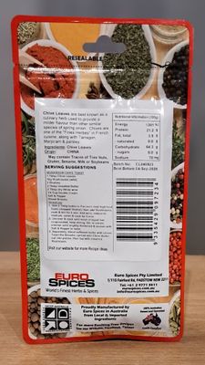 Euro Spice Chive Leaves (10g)