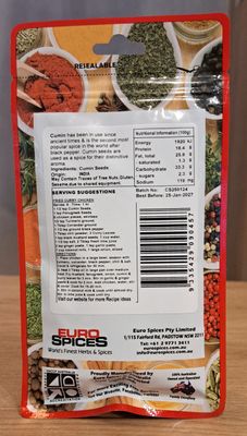 Euro Spice Cumin Seeds (50g)