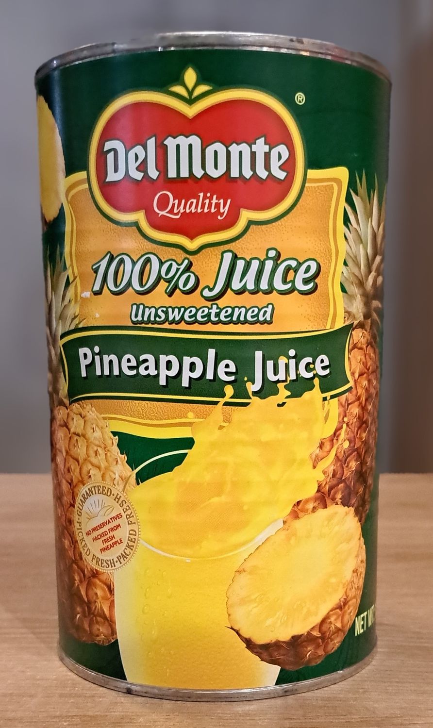 Del Monte 100% Unsweetened Pineapple Juice (1.36L)