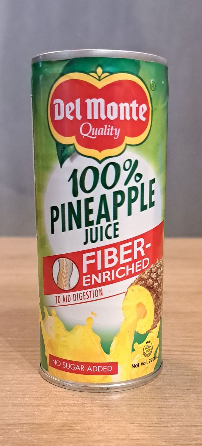 Del Monte Fiber-Enriched Pineapple (220ml)