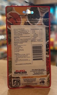 Euro Spices Ammonia Bicarbonate (30g)