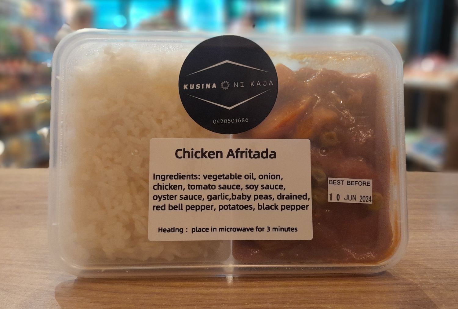 Kusina ni Kaja Chicken Afritada with Rice