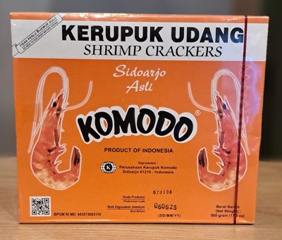 Komodo Kerupuk Udang Shrimp Crackers (500g)