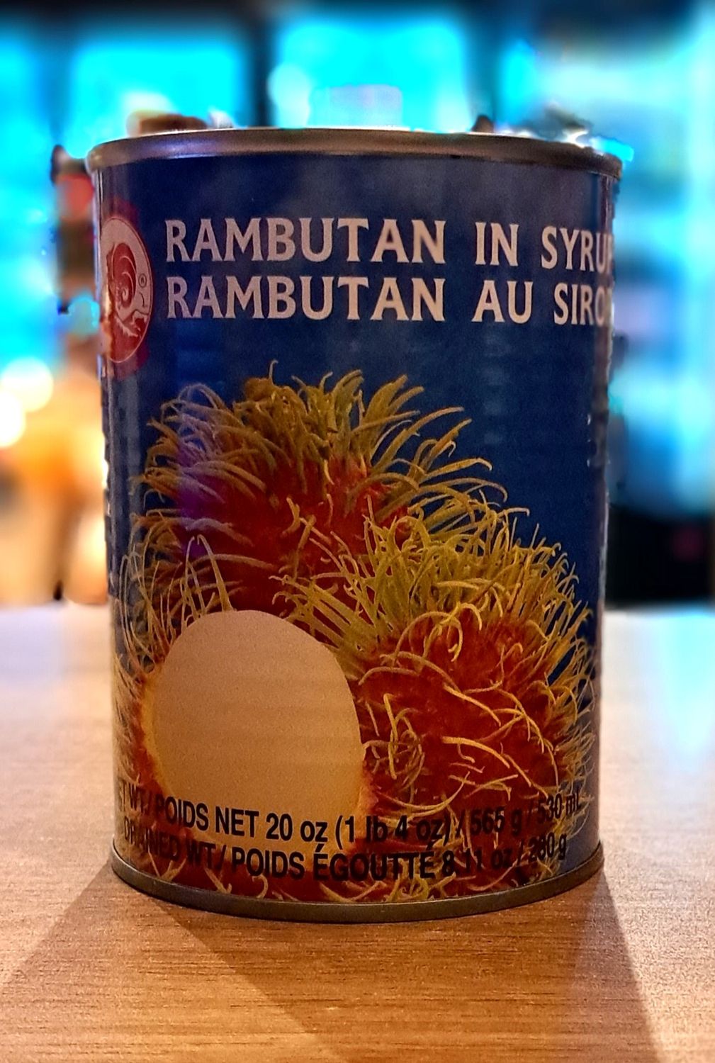 Cock Brand Canned Rambutan (565g)