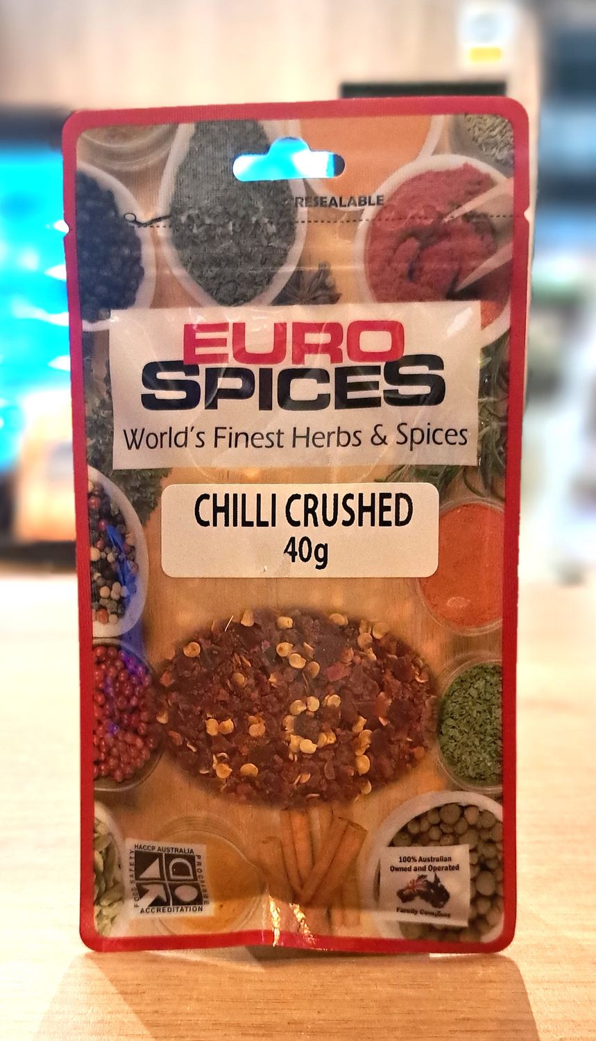 Euro Spice Chilli Crushed (40g)