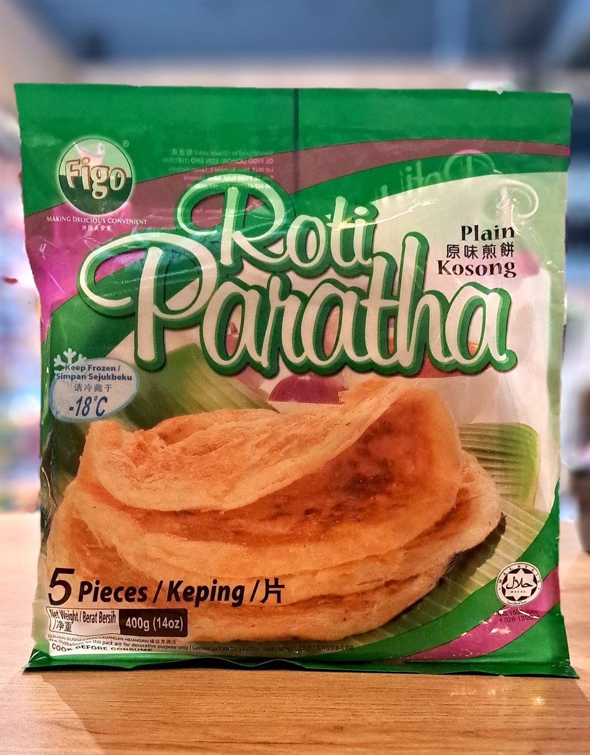 Figo Roti Paratha Plain (400g)