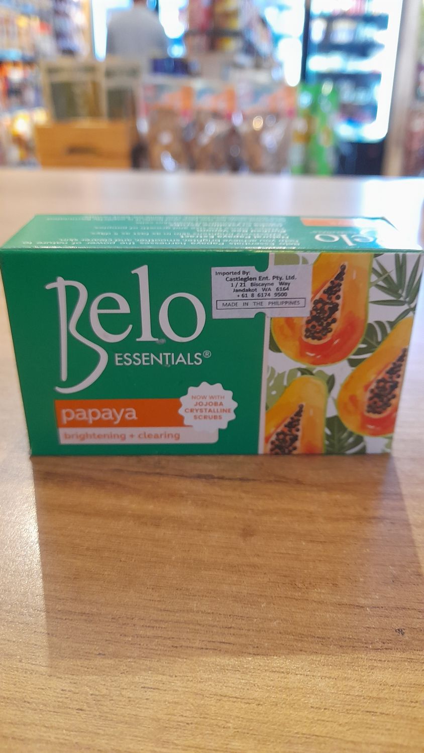 Belo Essential Papaya Green Soap (135g)
