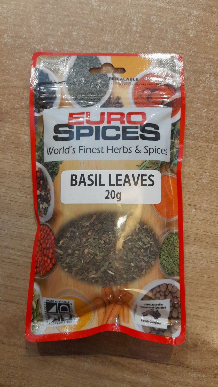 Euro Spice Basil Leaves (20g)