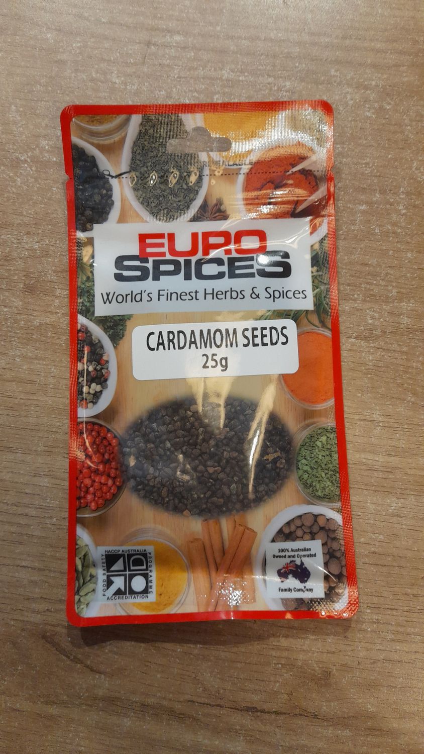 Euro Spice Cardamom Seeds 25g