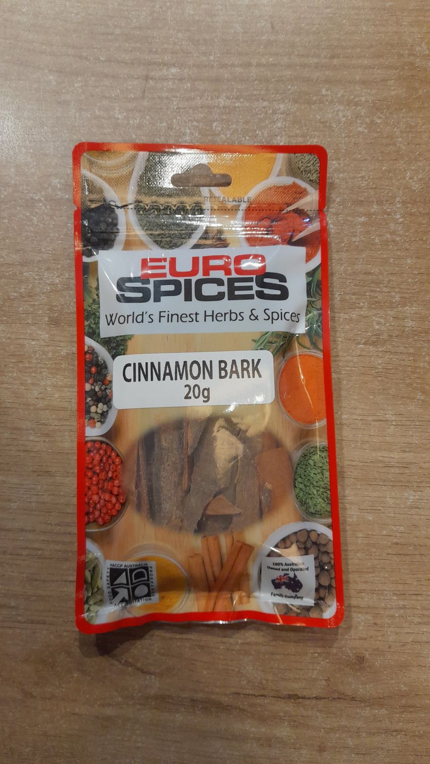 Euro Spice Cinnamon Bark (20g)
