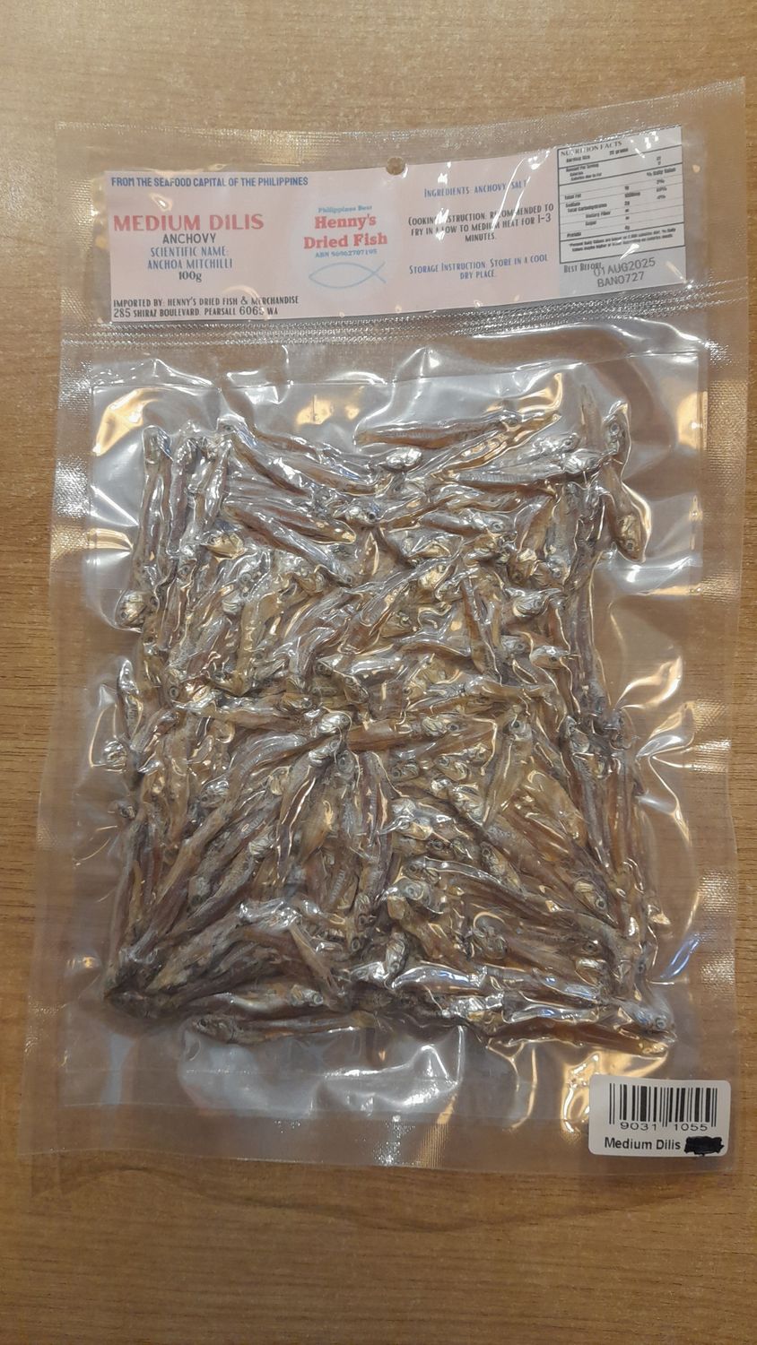 HDF Medium Dilis Anchovy (100g)