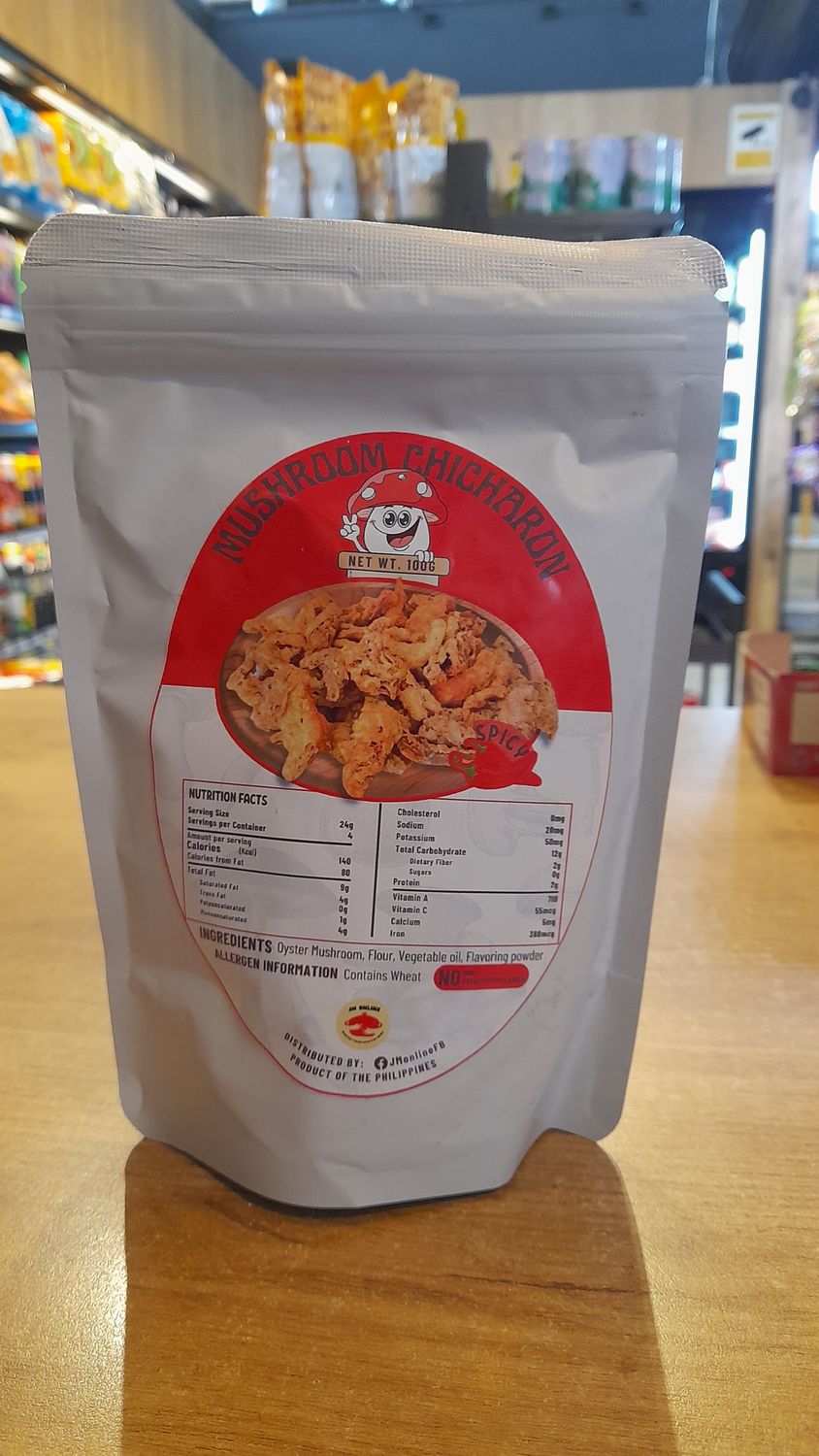 JM Online Chicharon Mushroom Spicy 100g