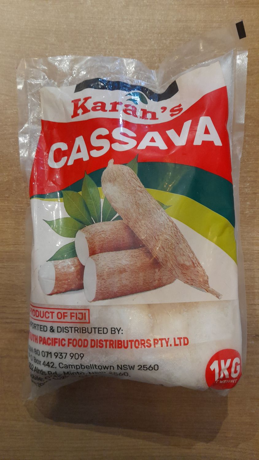 Karan&#39;s Frozen Cassava 1kg