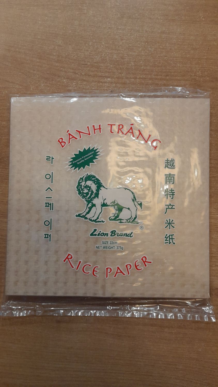 Lion Rice Paper Square (375g)