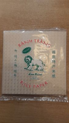 Lion Rice Paper Square (375g)