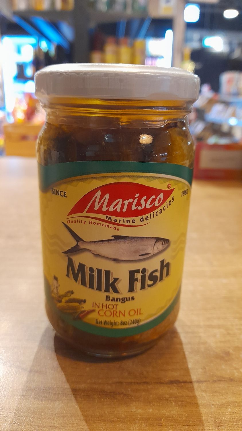 Marisco Milk Fish in Hot Corn Oil 240g