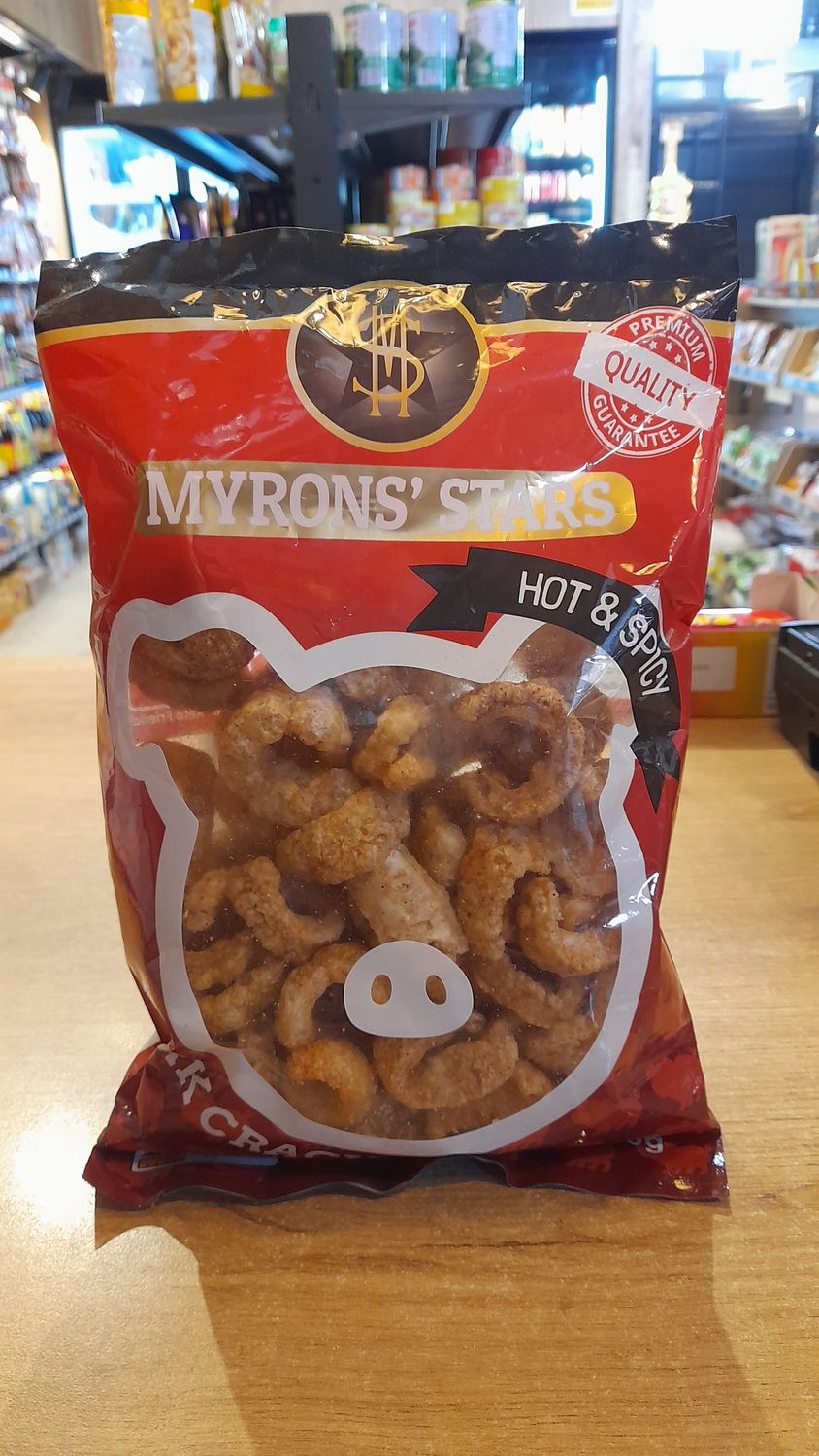 Myron Pork Crackling Hot And Spicy (150g)