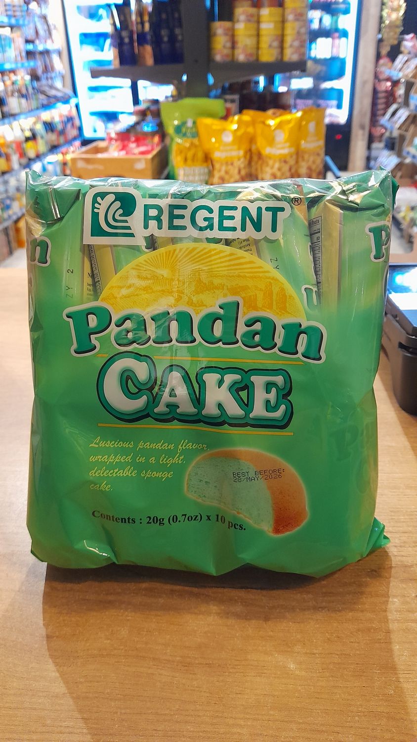 Regent Pandan Cake 10x25g