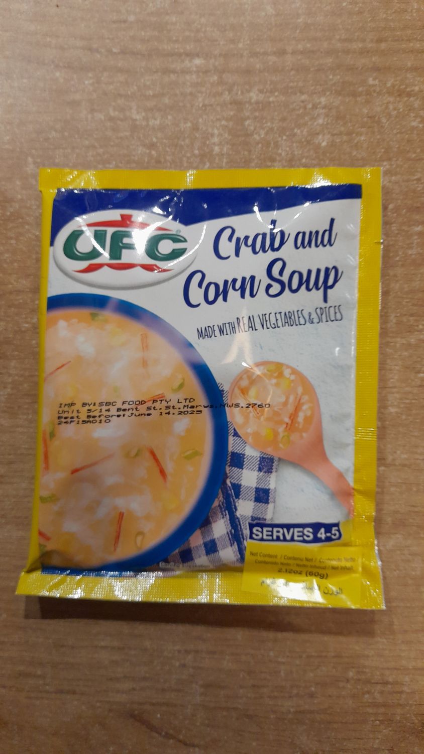 UFC Crab and Corn Soup 60g