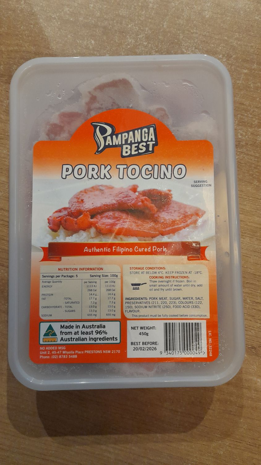 Pampanga&#39;s Best Pork Tocino 480g