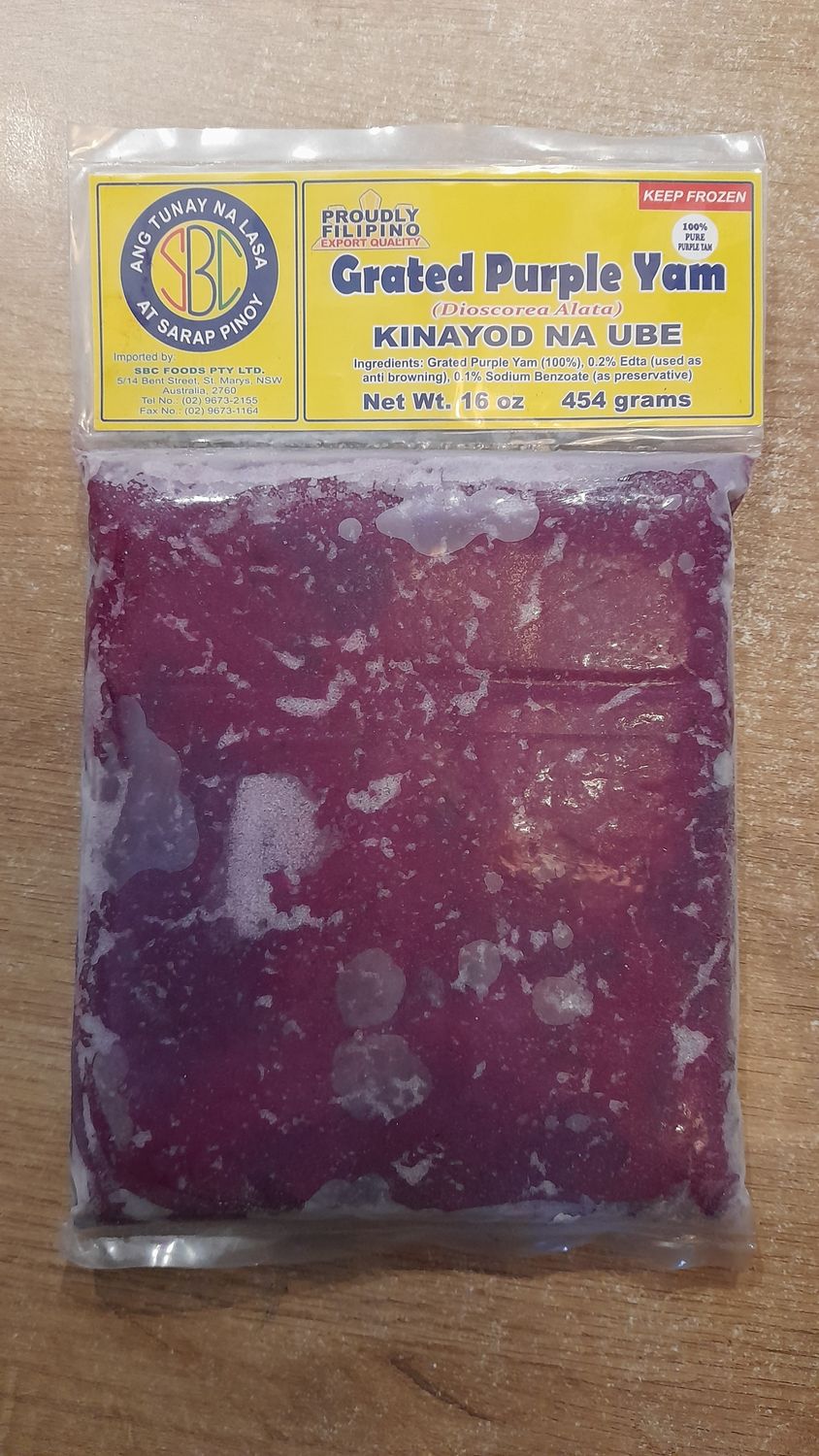 SBC Grated Purple Yam (454g)