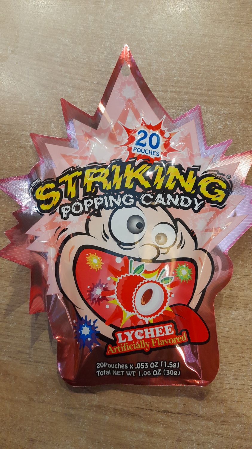 Striking Popping Candy Shocking Lychee 30g